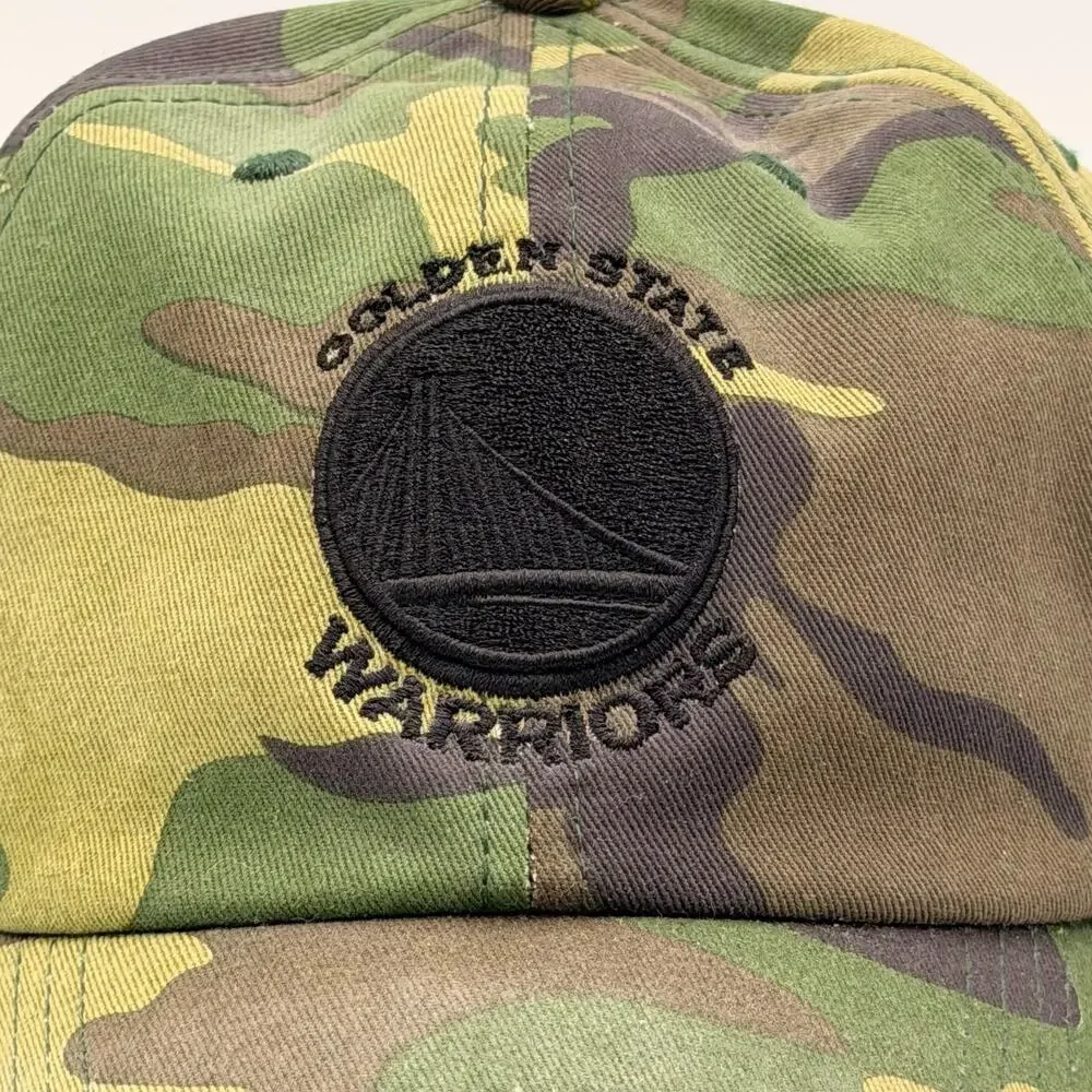 Golden State Warriors 47 Camo Clean Up Adjustable Hat NBA Mens OSFA Strapback